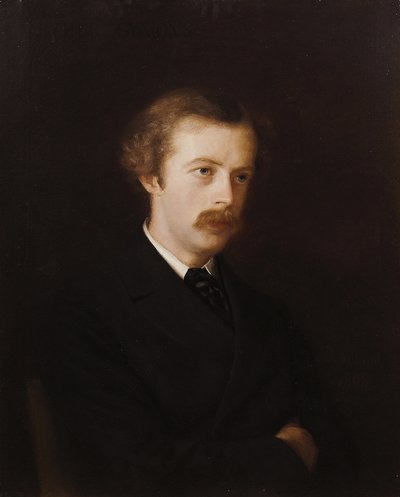 Portrait of the Poet Arthur Symons by Mathilde de La Tour Comtesse
