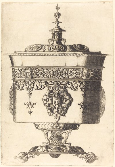 Richly Embellished Goblet by Mathis Zündt
