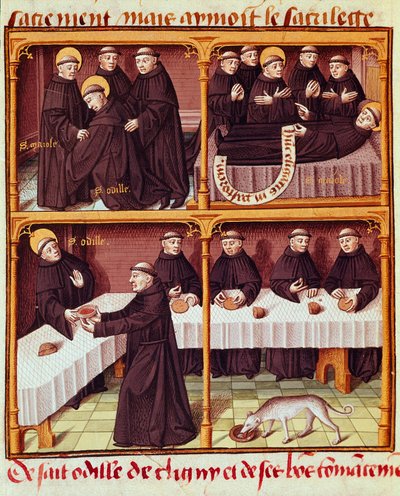 Refectory of monks by Maître François