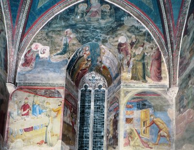 Scenes from The Life of St. John the Baptist, from The Chapel of St. Jean by Matteo Giovanetti