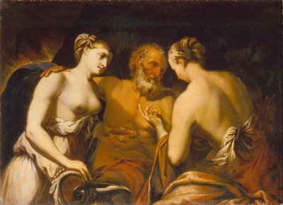 Lot and His Daughters by Matteo Pacelli