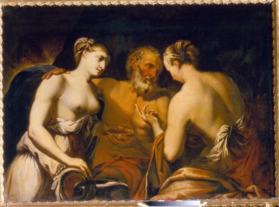 Lot and His Daughters by Matteo Pacelli