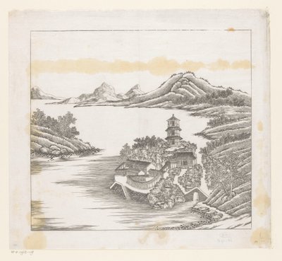View of Part of the Imperial Summer Palace in Chengde (Jehol), China by Matteo Ripa