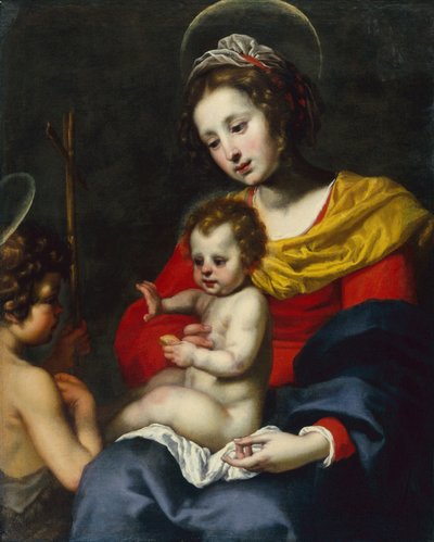 The Madonna and Child with the Infant Saint John the Baptist by Matteo Rosselli