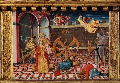 Madonna and Child with Saints James, Augustine, Bernardine and Margaret by Matteo di (c.1430 95) Giovanni