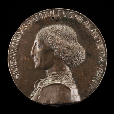 Sigismondo Pandolfo Malatesta, Lord of Rimini and Fano (obverse) by Matteo di Andrea de Pasti
