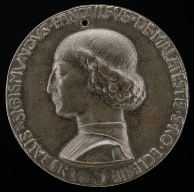 Sigismondo Pandolfo Malatesta, 1417-1468, Lord of Rimini and Fano [obverse] by Matteo di Andrea de Pasti