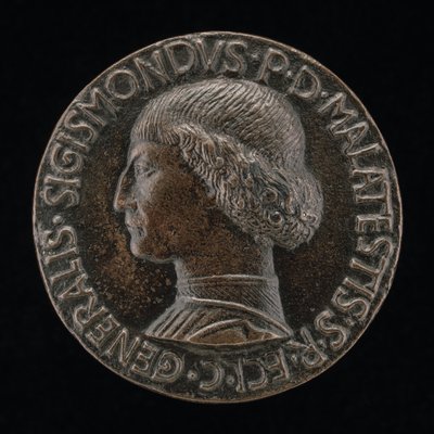 Sigismondo Pandolfo Malatesta, 1417-1468, Lord of Rimini and Fano [obverse] by Matteo di Andrea de Pasti