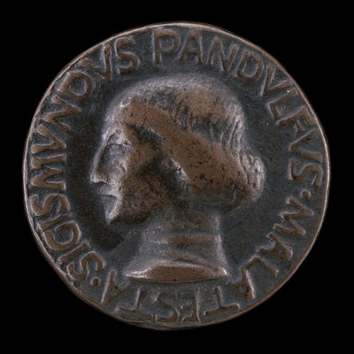 Sigismondo Pandolfo Malatesta, 1417-1468, Lord of Rimini and Fano [obverse], 1447 by Matteo di Andrea de Pasti