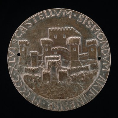 The Castle of Rimini [reverse], 1446 by Matteo di Andrea de Pasti