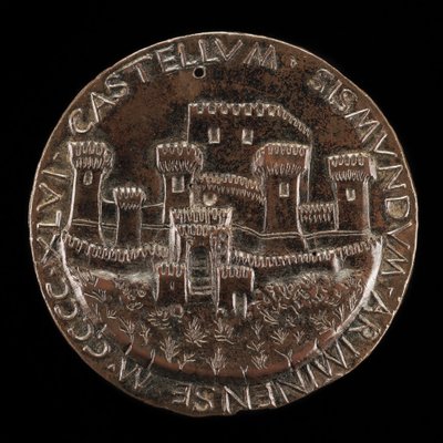 The Castle of Rimini [reverse] by Matteo di Andrea de Pasti