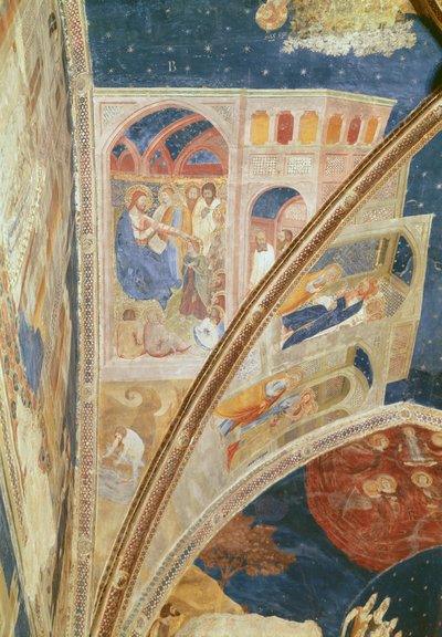 The Calling of St. Martial, a Fisherman (detail) by Matteo di Giovanetto da Viterbo