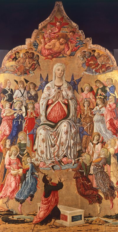 Madonna of the Belt by Matteo di Giovanni by Matteo di Giovanni