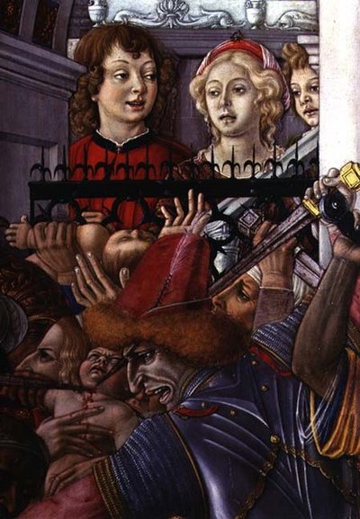 The Massacre of the Innocents (detail) by Matteo di Giovanni di Bartolo