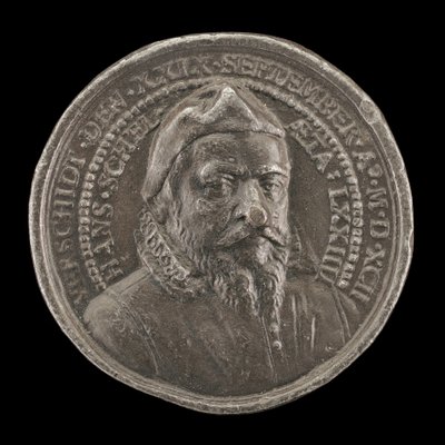 Hans Schel, 1518-1592, Patrician of Nuremberg [obverse], 1592 by Matthäus Carl