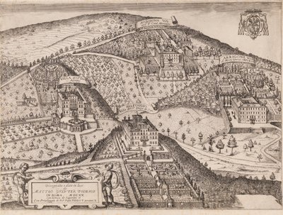 View of Frascati and Surroundings by Matthaus Greuter
