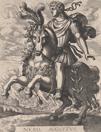 Plate 6: Emperor Nero on Horseback, from 