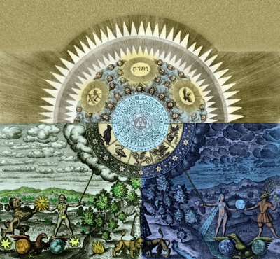 Unity of the Universe and Pansophy (engraving) by Matthaus the Elder Merian