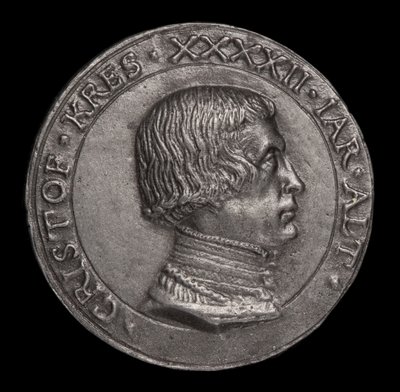 Christoph Kress von Kressenstein, 1484-1535, Patrician and Diplomat [obverse], 1526 by Matthes Gebel