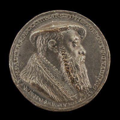 Ludwig X, 1495-1545, Duke of Bavaria 1514 (obverse), 1535 by Matthes Gebel