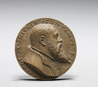 Model for the Obverse of the Medal of Son of Martin III Geuder by Matthes Gebel