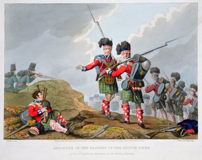 Highland troops at the Battle of Vimeiro, Peninsular War by Matthew Dubourg