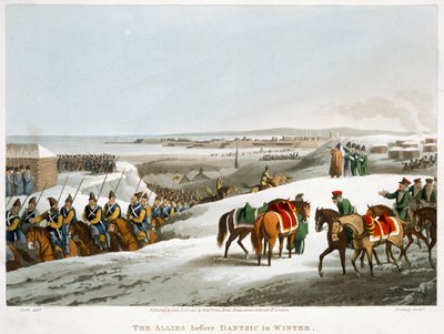 The Allies before Dantzic in Winter, 1818 by Matthew Dubourg