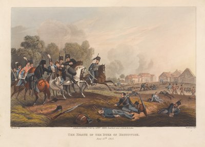 The Death of the Duke of Brunswick, June 15th 1815 by Matthew Dubourg