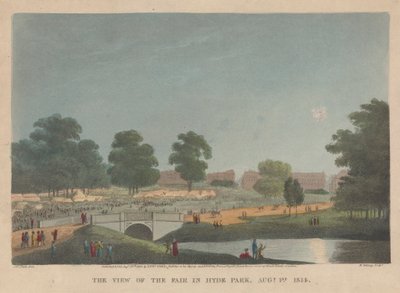 The View of the Fair in Hyde Park, August 1st by Matthew Dubourg
