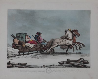 The Winter Russian Travelling Carriage by Matthew Dubourg