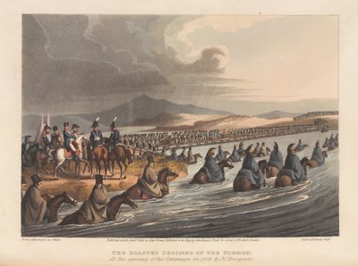 The crossing of the Niemen at the opening of the campaign in 1812 by Matthew Dubourg