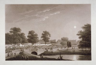 View of the Serpentine and Hyde Park, London by Matthew Dubourg