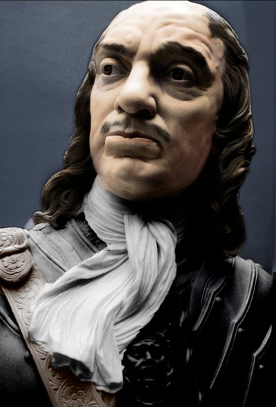 Bust of Lord Protector Oliver Cromwell by Matthew Noble