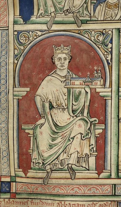 King John of England From the Historia Anglorum, Chronica majora by Matthew Paris