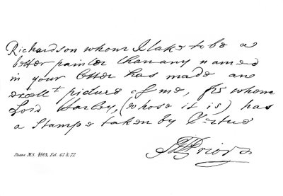Part of a Letter from Matthew Prior the Poet, late 17th-early 18th century, 1840 by Matthew Prior