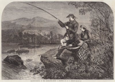 Salmon-Fishing in the Highlands by Matthew Somerville Morgan