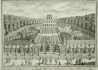 View of a princely residence near Munich, from 