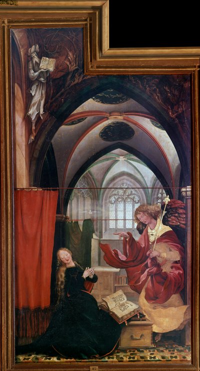 Issenheim Altarpiece: The Annunciation Panels by Matthias (c.1480 1528) Grunewald