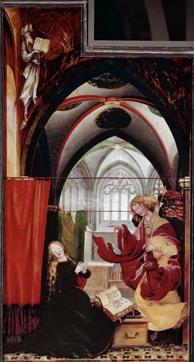 The Annunciation, Altarpiece of Issenheim by Matthias (c.1480 1528) Grunewald