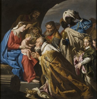 The Adoration of the Magi by Matthias (c.1600 p.1650) Stomer