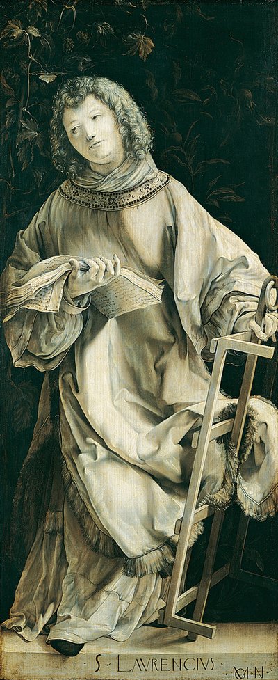 Panel of the Heller Altar Depicting St. Laurence by Matthias Grünewald