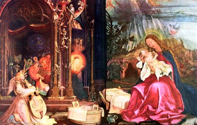 The Nativity of the Antonins of Isenheim by Matthias Gruenewald