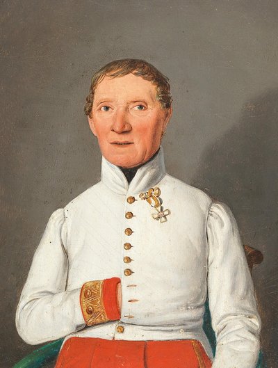 Portrait of Friedrich Hoffmann von Donnersberg by Matthias Rudolf Toma