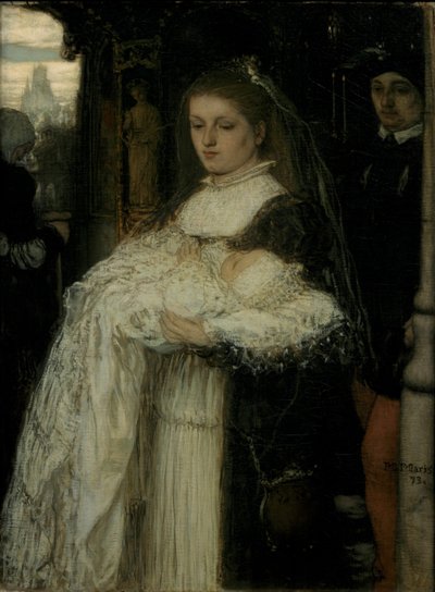 Christening Procession in Lausanne by Matthijs Maris
