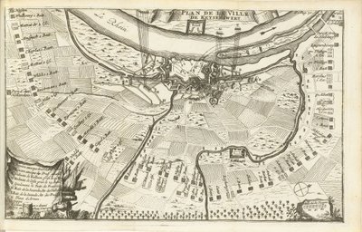 Siege of Kaiserswerth, 1702 Plan of the City of Kaiserswerth by Matthijs Pool (possibly)