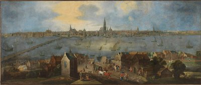 View of the Roadstead of Antwerp by Matthijs Schoevaerdts