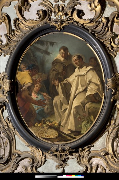 Bernardo Tolomei (1272-1348) Blessing the Offerings by Mattia Bortoloni