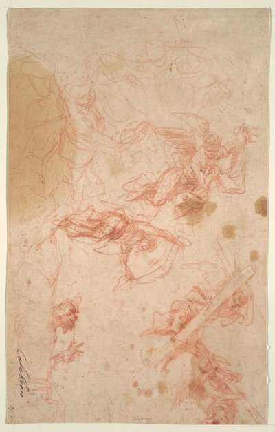 Angels Carrying the Holy Cross and Shroud by Mattia Preti