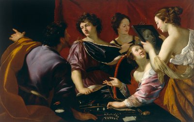 Tasso at the Court of Ferrara (detail) by Mattia Preti