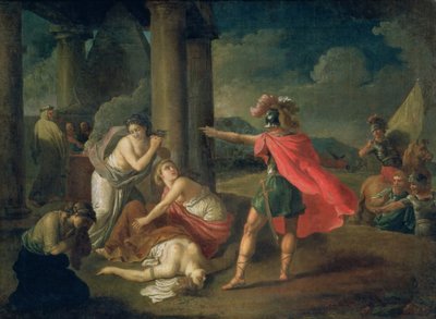 The Death of Camilla, Sister of Horatius, 1787 by Matvei Ivanovich Puchinov